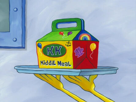 Krusty Krab Kiddy Meal